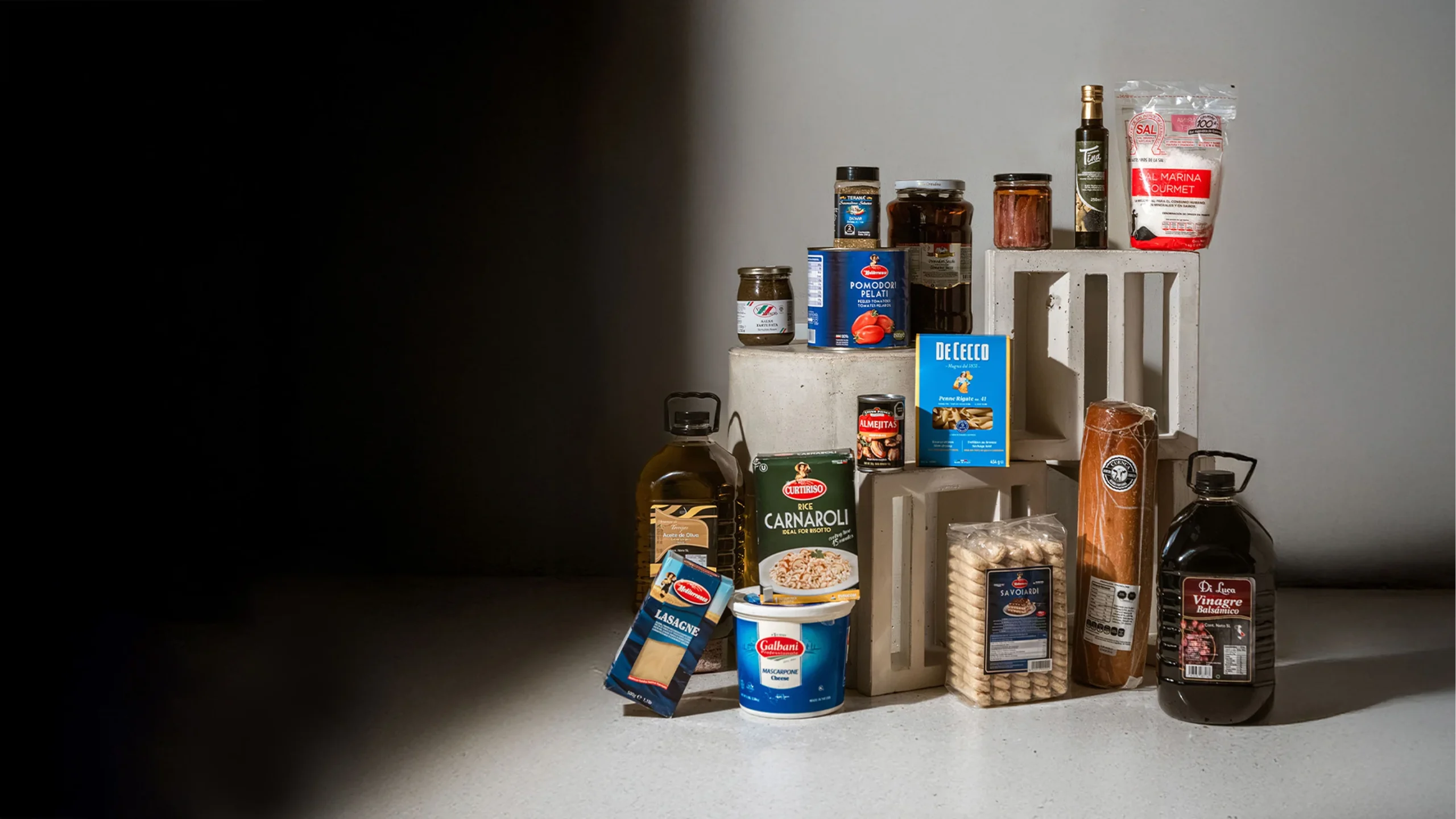 Alimentos gourmet para profesionales de la cocina